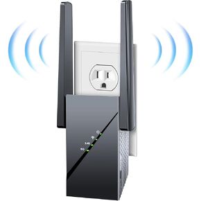 2025 WiFi 6 Extender Internet Booster for Home, Longest Range up to 18k sq. ft, 3Gbps Dual Band Faster Speed Access Point, Wireless Internet Repeater with Gigabit Ethernet Port, Mesh WiFi, 1-Tap Setup