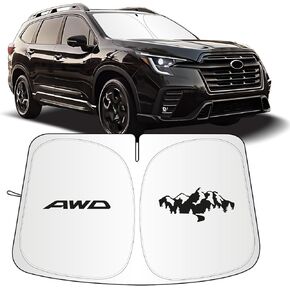 for Subaru Outback Sun Shade 2015-2024, Car Front Window Covers Sun Visor Protector, Foldable Blocks UV Rays Windshield Sunshade for Subaru Outback Accessories in Kuwait