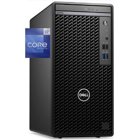 Dell 7010 Optiplex Tower Computer, Intel Core i9-12900K, 64GB RAM, 4TB NVMe SSD, DisplayPort, HDMI, USB-C, DVD-RW, Built-in WiFi, BT, Windows 11 Pro, Black Desktop