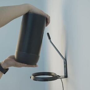 تحرك الجدار المعدني لـ Sonos Move 1 و Move 2 ، حامل مكبر الصوت مع مجموعات مرساة ، تصميم طبقة أعلى من الأكمام المطاطية ، قاعدة شحن آمنة للتناسب السلس ، التثبيت السهل ، الأسود
