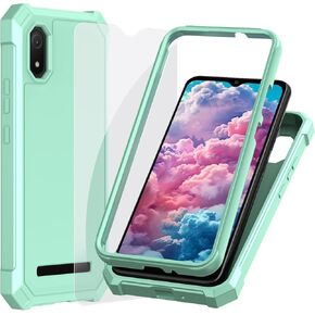 Ailiber for Cloud Stratus C8 Case, with Screen Protector, Dual Layer Protection, Shockproof Corners TPU Bumper, Slim Silicone Cell Phone Cover Case for Cloud C8-Clear
