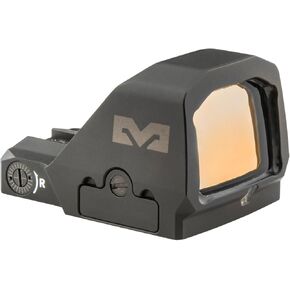 Meprolight MPO-F Open Emitter Pistol Red Dot Sight - RMR Footprint, 3-Segment Reticle, Shake Awake, IPX7 Waterproof, 10+2 Brightness Settings, 20,000+ Battery Life