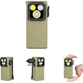 OLIGHT OCLIP Ultra EDC Clip-On Light ، 530 Lumens قابلة لإعادة الشحن مع شحن Type-C ، يجمع بين الأضواء الكاشفة ، الأضواء والأشعة فوق البنفسجية ، الأضواء المجهرية الثلاثي للتفتيش والعمل (Navy Blue) in Kuwait