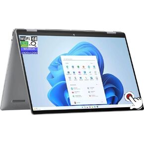 HP Envy x360 16" 2K WUXGA Touchscreen 2-in-1 Laptop, AMD Ryzen 5 8640HS Processor, 8GB RAM 1TB SSD, Backlit Keyboard, Wi-Fi 6E, Bluetooth, HDMI, Webcam, Windows 11 Home, Silver