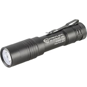 Streamlight 66210 MegaStream USB 1800-Lumen Rechargeable Flashlight Includes Rechargeable Battery, USB-C Cable, and Holster, Black
