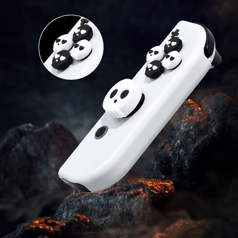 Cute Flower Switch Thumb Grip Caps Compatible with Nintendo Switch/OLED/Lite,Soft Silicone Cross D-Pad Button Caps Set,ABXY Key Buttons Joystick Cap Covers Accessories in Saudi Arabia