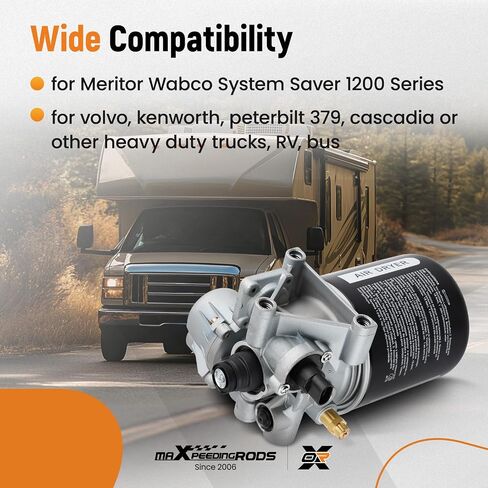 جهاز تجفيف الهواء maXpeedingrods 4324711010 موفر 1200 Plus لـ Wab-co 4324701009، TR4324711010، TR4324711010 مجفف هواء للشاحنة in Saudi Arabia