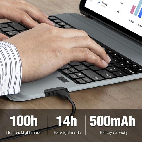 Nillkin for iPad 9th Generation مع لوحة المفاتيح 10.2 بوصة - غطاء الكاميرا الشريحة - حالة لوحة مفاتيح قابلة للفصل مع حامل قلم رصاص ولوحة التتبع لـ iPad 8th Gen/7th Gen in Kuwait