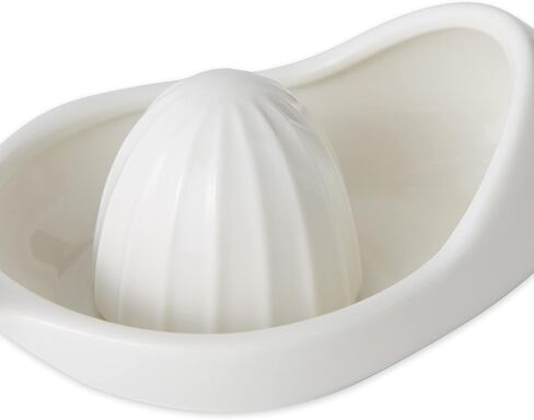 RSVP International Porcelain Kitchen Tool Collection, Citrus Juicer/Stainer, White in Saudi Arabia