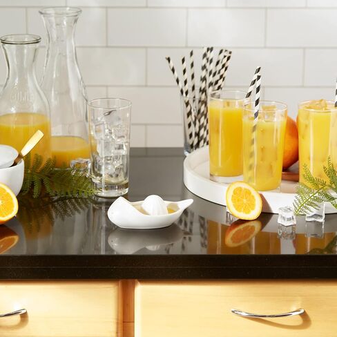 RSVP International Porcelain Kitchen Tool Collection, Citrus Juicer/Stainer, White in Saudi Arabia