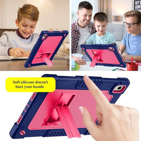 for Onn 11 inch Tablet Pro 2024 Model Case/Onn 11 inch Tablet Pro Model 100146660 Case,Shockproof Kids Case with Shoulder Strap for Walmart Onn 11" Tablet Pro 2024Model:100146660 (Red/Black) in Saudi Arabia