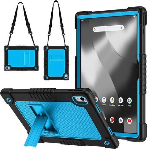 for Onn 11 inch Tablet Pro 2024 Model Case/Onn 11 inch Tablet Pro Model 100146660 Case,Shockproof Kids Case with Shoulder Strap for Walmart Onn 11" Tablet Pro 2024Model:100146660 (Red/Black) in Saudi Arabia