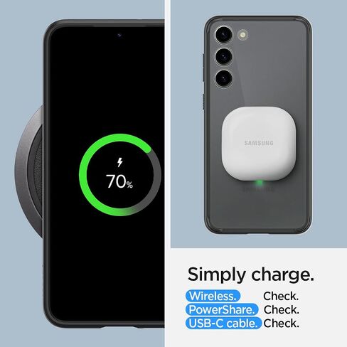 Spigen Ultra Hybrid Designed for Galaxy S23 Plus Case (2023) [Anti-Yellowing], [Military-Grade Protection] - Crystal Clear in Saudi Arabia