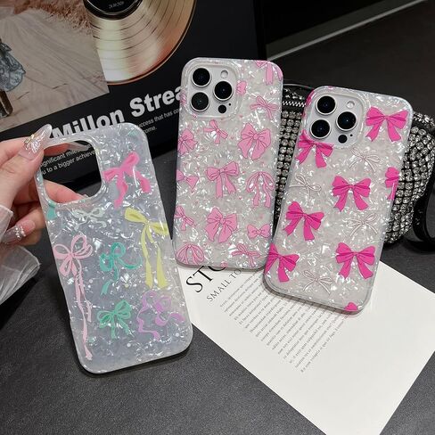 Jmltech for iPhone 16 Pro Max Case Flowers Flowers Girly Pink Cute Women Platrack Flower Plant Plant Aealicible Silicone Phone for iPhone 16 Pro Max Red Red in Kuwait