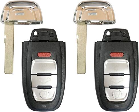 Car Key Fob fits Audi A1 A3 A4 A5 A6 A7 Q3 Q5 Q7 S3 S4 S5 Remote S7 FCC ID:IYZFBSB802;by AUTO Key MAX (Single) in Saudi Arabia