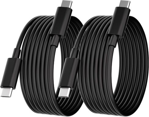 6ft USB C إلى USB C شحن كابل 65W النوع C CPAPOP شحن الحبل لـ HP Specter Envy Dell Chromebook Thinkpad Yoga Asus Acer ، ل Samsung MacBook Pro Mini Computer Cable Cable in Kuwait