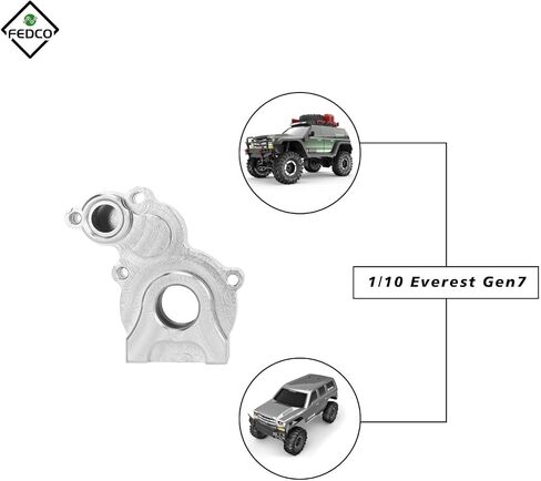 Redcat Gen7 Gear Box Housing 18130 لـ Redcat Everest Gen7 ترقية أجزاء 1/10 RC Crawler in Saudi Arabia