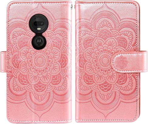 Asuwish Phone Case for Moto G7/G7+/Revvlry Plus Wallet Cover with Tempered Glass Screen Protector and Flip Card Holder Stand Cell Motorola G7Plus Moto7 XT1962-1 G 7 7G Tmobile Revvlry+6 Women Men Grey in Saudi Arabia