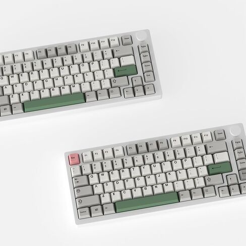 KBDiy Blue Jade PBT Translucent Keycaps,174 Keys Cherry Profile Custom Keycaps,Double Shot Keycaps 60 75 100 Percent, Keyboard Keycaps for 61/64/68/84/87/100/104/108 Mechanical Keyboard in Saudi Arabia