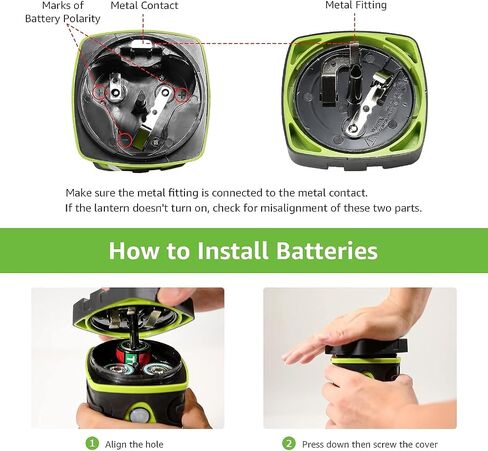 LE 1500LM Battery Powered LED Camping Lantern, Waterproof Tent Light with 4 Light Modes, Camping Essentials, Portable Lantern Flashlight for Camping, Emergency Light, Power Outages, Not Rechargeable in Saudi Arabia