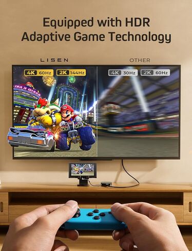 LISEN 3 in 1 HDMI Adapter, HDMI 4K@60Hz, USB 3.2 10Gbps, PD100W Fast Charge in Saudi Arabia