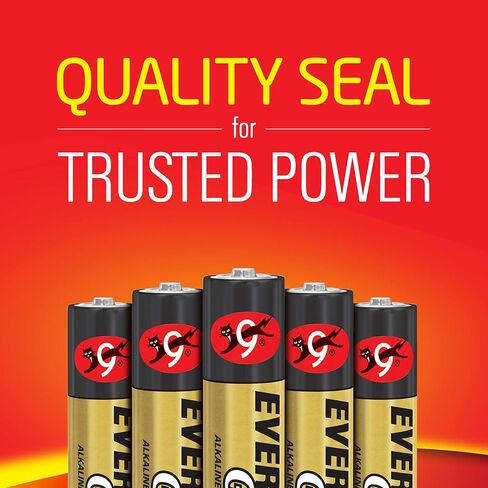 Eveready Gold Alkaline AAA Batteries, 8 Pack of Triple A Batteries in Saudi Arabia