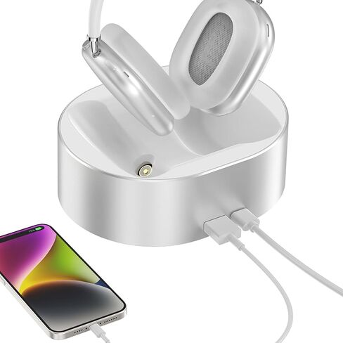 حامل شحن سماعات الرأس لـ AirPods Max ، ودعم وضع السكون ، والوقوف المغناطيسية ، وحامل سماعات رأس سطح المكتب ، وحامل سماعات الرأس ، وقاعدة الشحن لسماعات الرأس ، المصممة لـ AirPods Max 2/1 (أسود) in Kuwait