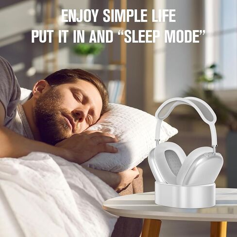 حامل شحن سماعات الرأس لـ AirPods Max ، ودعم وضع السكون ، والوقوف المغناطيسية ، وحامل سماعات رأس سطح المكتب ، وحامل سماعات الرأس ، وقاعدة الشحن لسماعات الرأس ، المصممة لـ AirPods Max 2/1 (أسود) in Kuwait