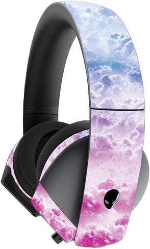 MightySkins Glossy Glitter Skin for Alienware 7.1 Gaming Headset - Marijuana | Protective, Durable High-Gloss Glitter Finish | Easy to Apply, Remove, and Change Styles | Made in The USA in Kuwait