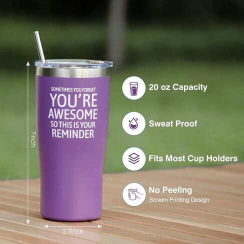 Birthday Gift for Women,Sometimes You Forget Your Awesome Gifts,Inspirational Gifts for Women,Thank You Appreciation Gifts for Her,Friend,Teacher,Nurses in Saudi Arabia