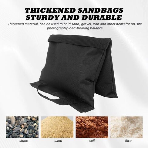 Sandbag for Photography, Tree Pattern Foldable Handheld Storage Bag with Shoulder Strap, 15.5"x9.4" Heavy Duty Polyester Saddlebag/Beanbag/Tripod Weight Bag for Camera Tripod(Green) in Kuwait