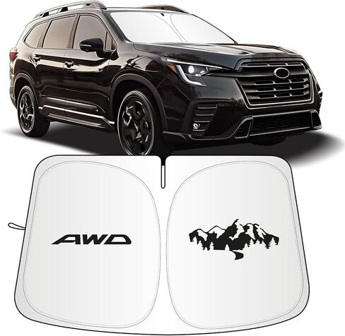 for Subaru Outback Sun Shade 2015-2024, Car Front Window Covers Sun Visor Protector, Foldable Blocks UV Rays Windshield Sunshade for Subaru Outback Accessories in Kuwait