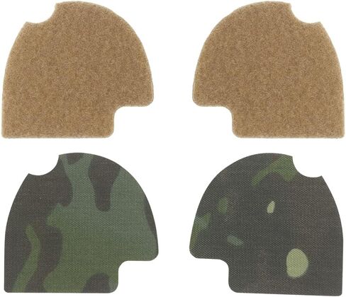 Modular Headset Decorative Sticker Cover Patch with Hook & Loop for Tactical Earmuffs Accessories in Kuwait