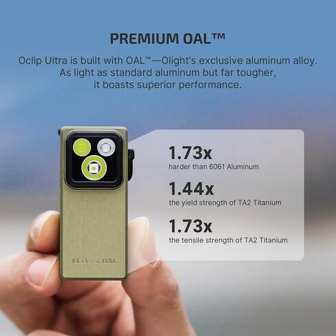 OLIGHT OCLIP Ultra EDC Clip-On Light ، 530 Lumens قابلة لإعادة الشحن مع شحن Type-C ، يجمع بين الأضواء الكاشفة ، الأضواء والأشعة فوق البنفسجية ، الأضواء المجهرية الثلاثي للتفتيش والعمل (Navy Blue) in Kuwait