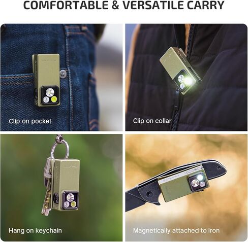OLIGHT OCLIP Ultra EDC Clip-On Light ، 530 Lumens قابلة لإعادة الشحن مع شحن Type-C ، يجمع بين الأضواء الكاشفة ، الأضواء والأشعة فوق البنفسجية ، الأضواء المجهرية الثلاثي للتفتيش والعمل (Navy Blue) in Kuwait