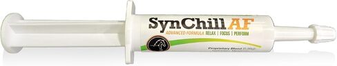 هلام تهدئة Synchill AF للخيول العصبية - التقديم الفردي - صيغة متقدمة مع L -theanine ، وزيادة الفاعلية ، ومكملات طبيعية 100 ٪ ، ودعم التصرف والثقة للخيول - 12 حزمة in Kuwait