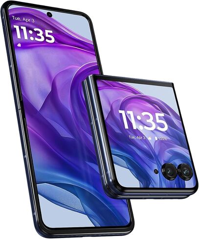 Motorola razr+ | 2024 | Unlocked | Made for US 12/256 | 50MP Camera | Midnight Blue (Renewed) in Saudi Arabia