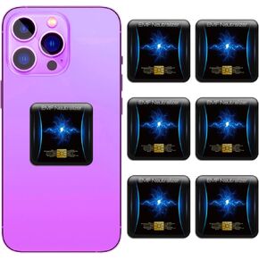 6 Pcs Phone Protection Stickers Neutralizers for Smart Phones/Tablets/Laptops/Computer/WiFi/Priner/TV Electronic Devices Blockers Black