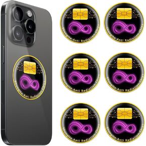 6 Pcs Phone Protection Stickers Compatible with Smartphones, Laptops, Tablets, TVs, Monitors, WiFi Routers & Electronic Devices, High Effective Shield & Neutralizer