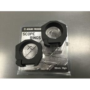 Seekins Precision 35mm Tube Riflescope Rings,1.0in High, 4 Cap Screw 0010640004 - F