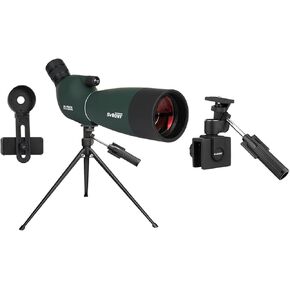 SV28 Plus Spotting Scope with Car Window Mount and Desktop Tripod for Target Shooting