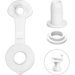 YMPEKA 1.1" Shaft Length Cooler Drain Plug Assembly Replacement for Coleman Xtreme Coolers 50 qt 58qt Ice Box Drain Plug1,5010005241,Rubbermaid Cooler Accessories,Cooler Parts Fits Most Coolers