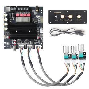 T100HS Power Amplifier Board Bluetooth5.2 TPA3221 Chip 2.0 Channel 100W×2,Audio Power Amplifier