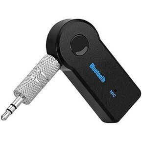 Bluetooth Receiver 5.0 Wireless Audio Receiver, 3.5mm Jack AUX car Audio/Wired Headset/Home Stereo System Compatible, can be Connected to Smartphone/Tablet Bluetooth, Hands-Free Compatible Microphone