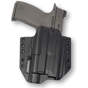 Bravo Concealment - Holster for S&W M&P 9,40 2.0 (4"-4.25") Outside-The-Waistband Concealed Carry S&W M&P Shield 9mm Holster - Adjustable Retention System