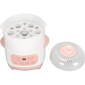 Smart Soup Cooker, Round Arched Lid Electric Stew Pot Ceramic Lining 24H Time Appointment for Home Kitchen (US Plug 110V)