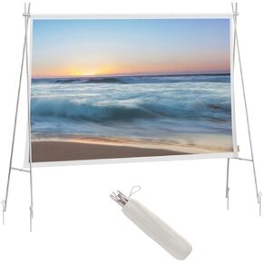 XGIMI 2025 New Outdoor Portable Projector Screen 70" Foldable & Lightweight - Camping/Backyard Compatible with MoGo/Horizon/Elfin/Halo Series Long Throw Projector | HD/4K HDR10+ | Travel Movie Screen