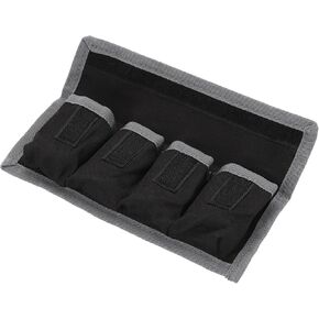 حقيبة حقيبة بطارية كاميرا Patikil ، 4 جيب نايلون DSLR Battery Holder Case Bag for AAA ، LP-E6 ، LP-E8 ، NP-FW50 ، EN-EL14 ، EN-EL15 بطاريات (زرقاء) in Kuwait
