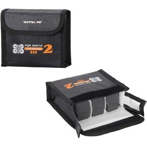 Avata 2 Battery Safe Bag Explosion-Proof Fireproof Lipo Battery Protector Storage for DJI Avata 2 Battery Accessories