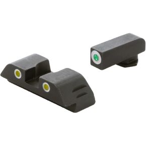 AMERIGLO Classic Series Easily Visible Tritium 3 Dot Night Sight Set - Compatible with Glock Gen 5 9mm/.40, Fits MOS Slide